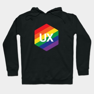 UX Design, UX Designer, LGBTQ Design, DEI, Diversity, Equality, Inclusion, Pride Hoodie